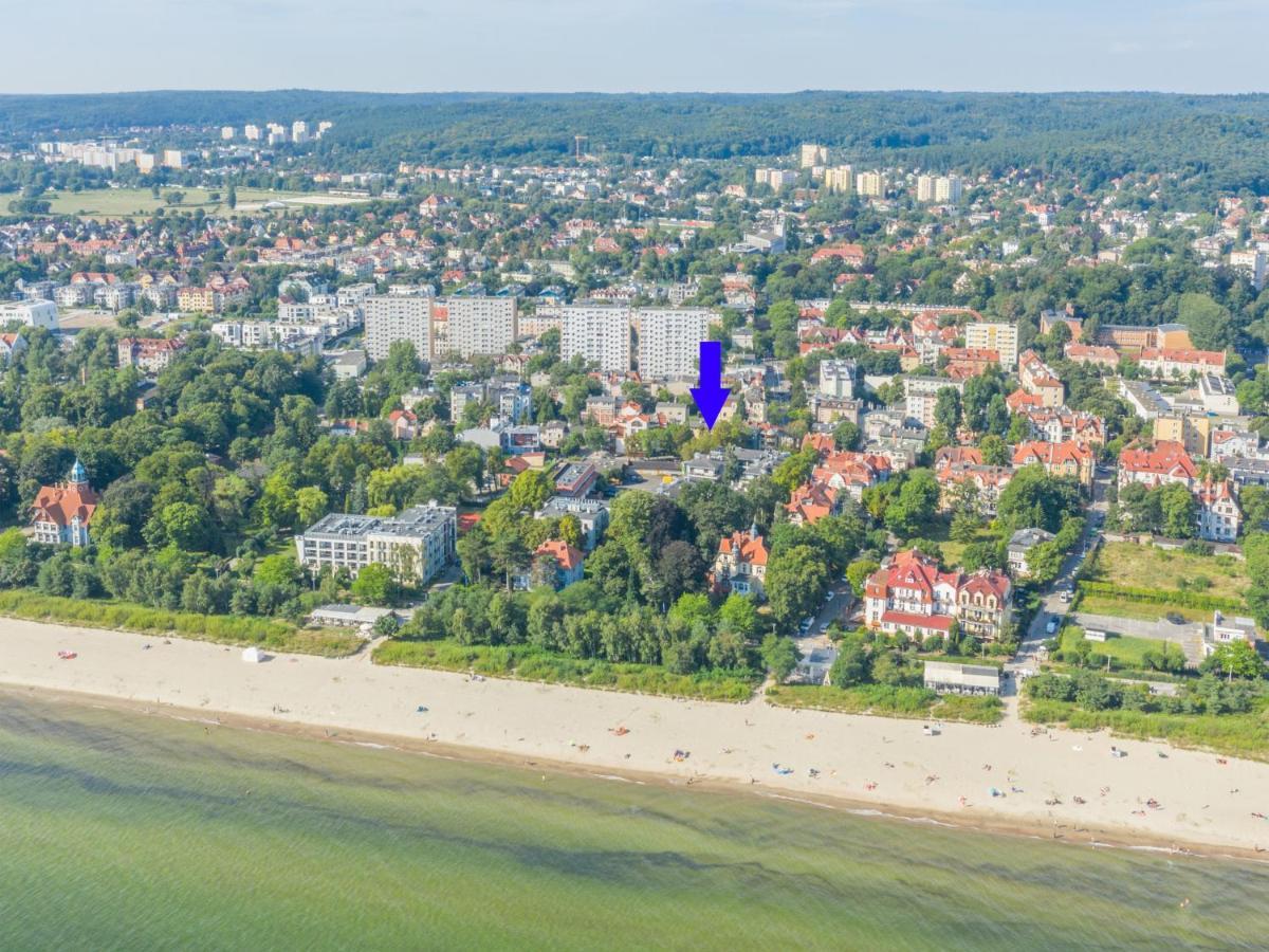 Sopot Grunwaldzka - Parkowa Blisko Plazy Lägenhet Exteriör bild