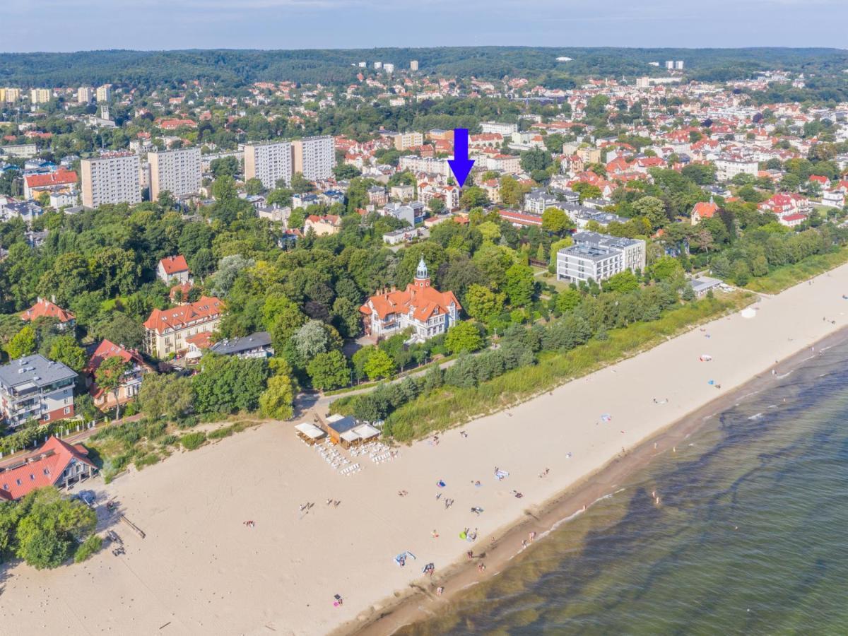 Sopot Grunwaldzka - Parkowa Blisko Plazy Lägenhet Exteriör bild